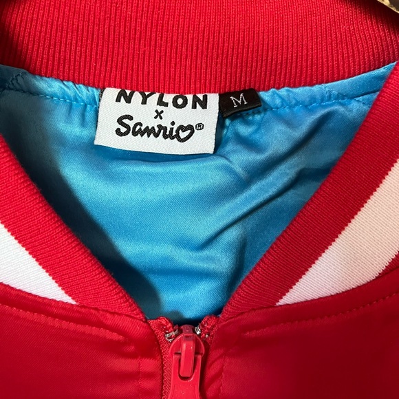 🚫SOLD🚫Sanrio Hello Kitty x Nylon Satin Bomber Jacket - Picture 5 of 10